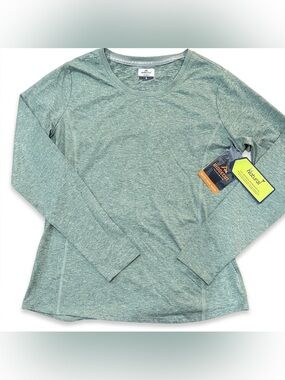 NWT Ridgecut Women's Toughwear Green Long-sleeve Top Size Small